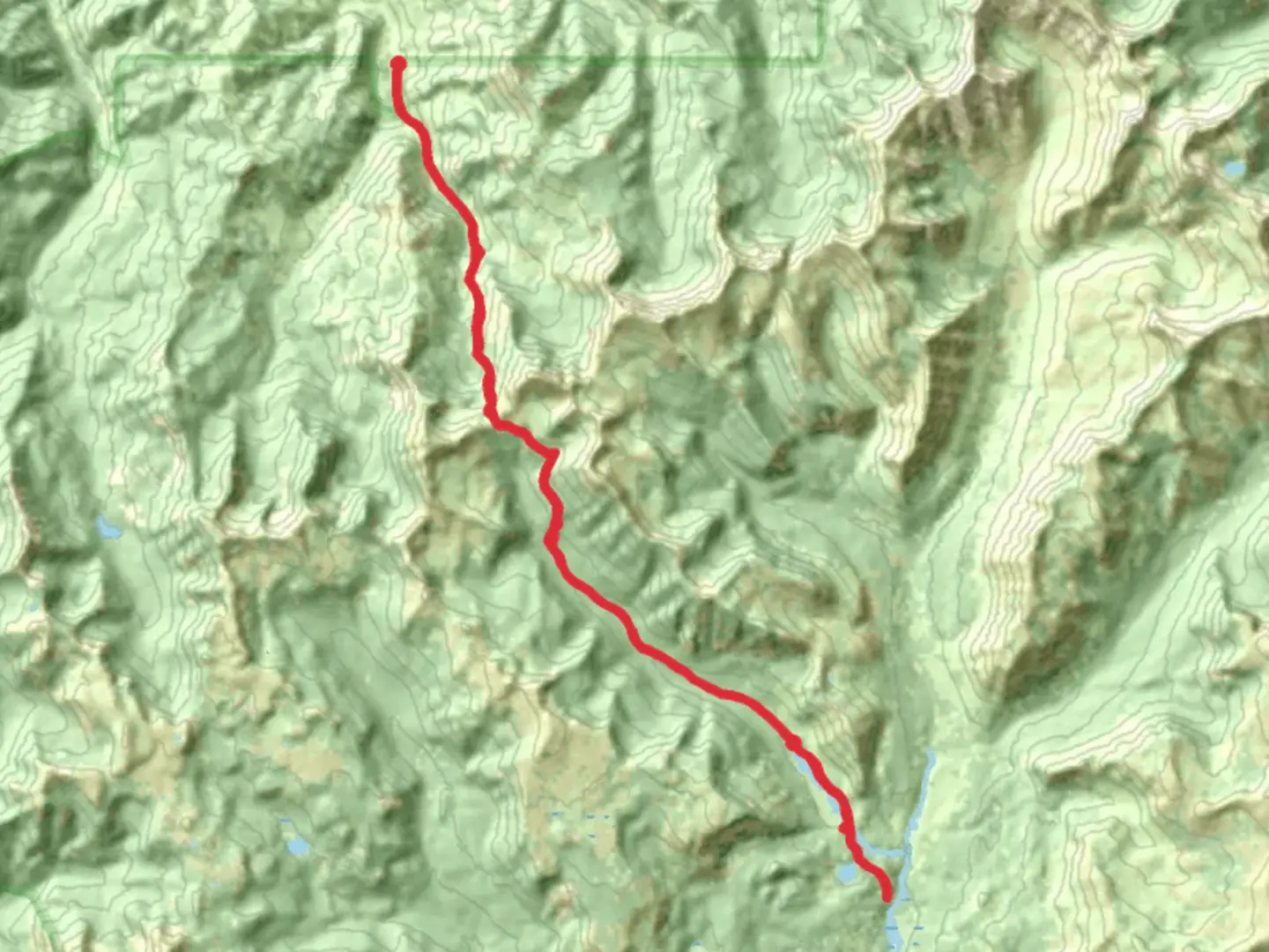 An image depicting the trail Grizzly Creek via Wallace Pass Trail and its surrounding area.