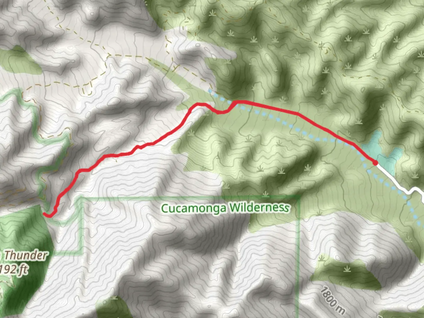 An image depicting the trail Cold Water Canyon Road Walk and its surrounding area.