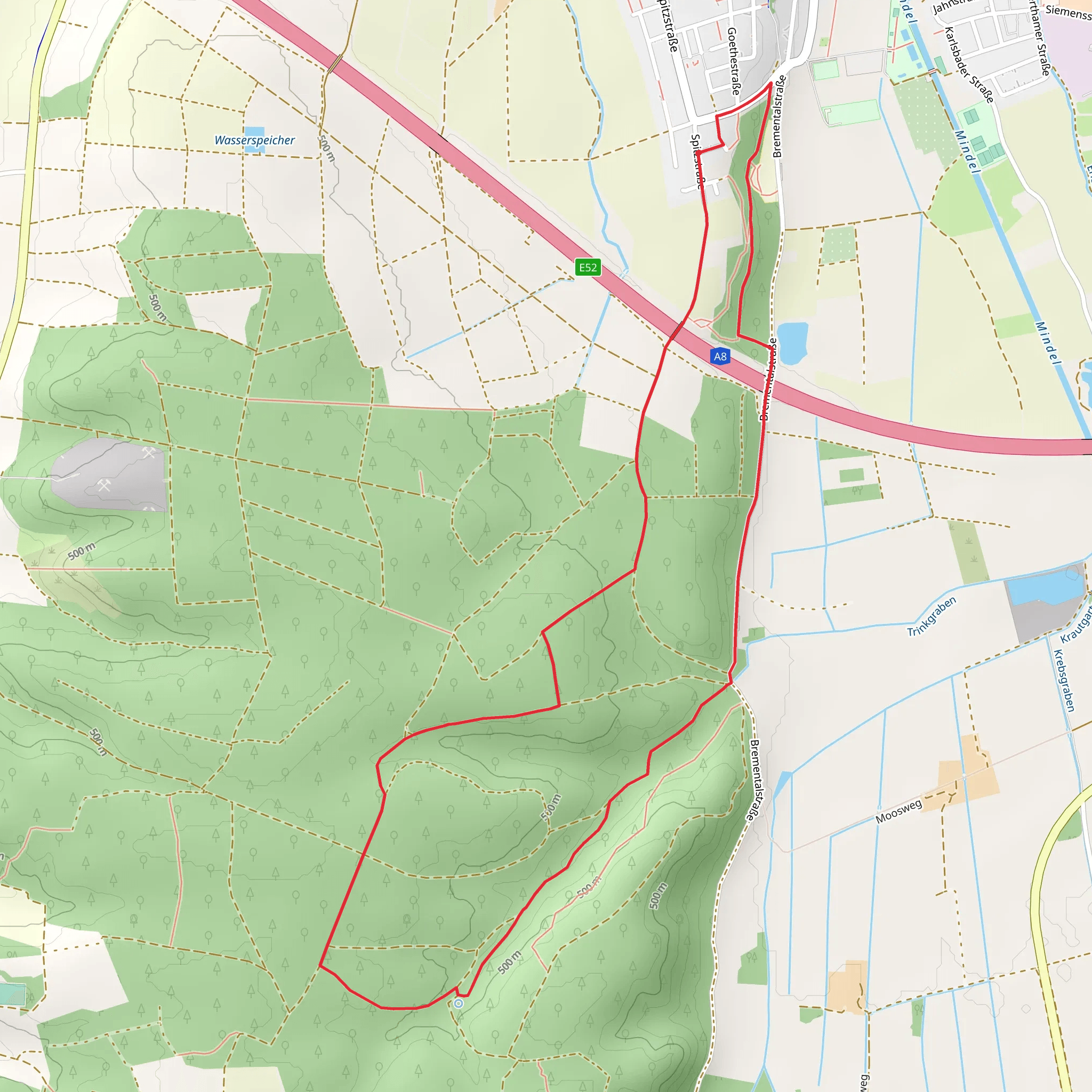 Burgau Loop mobile static map