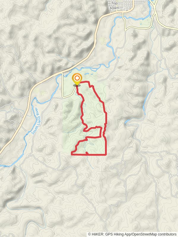 South Llano River State Park Loop via Mid canyon Trail and Fawn Trail