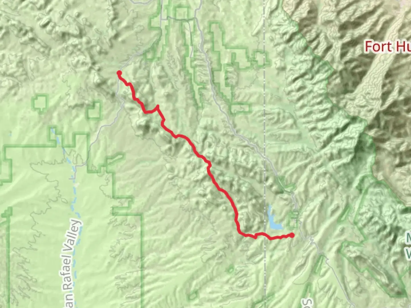 An image depicting the trail Arizona Trail - Parker Canyon Lake and its surrounding area.