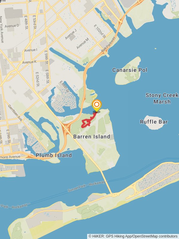 North Forty Natural Area Loop mobile static map