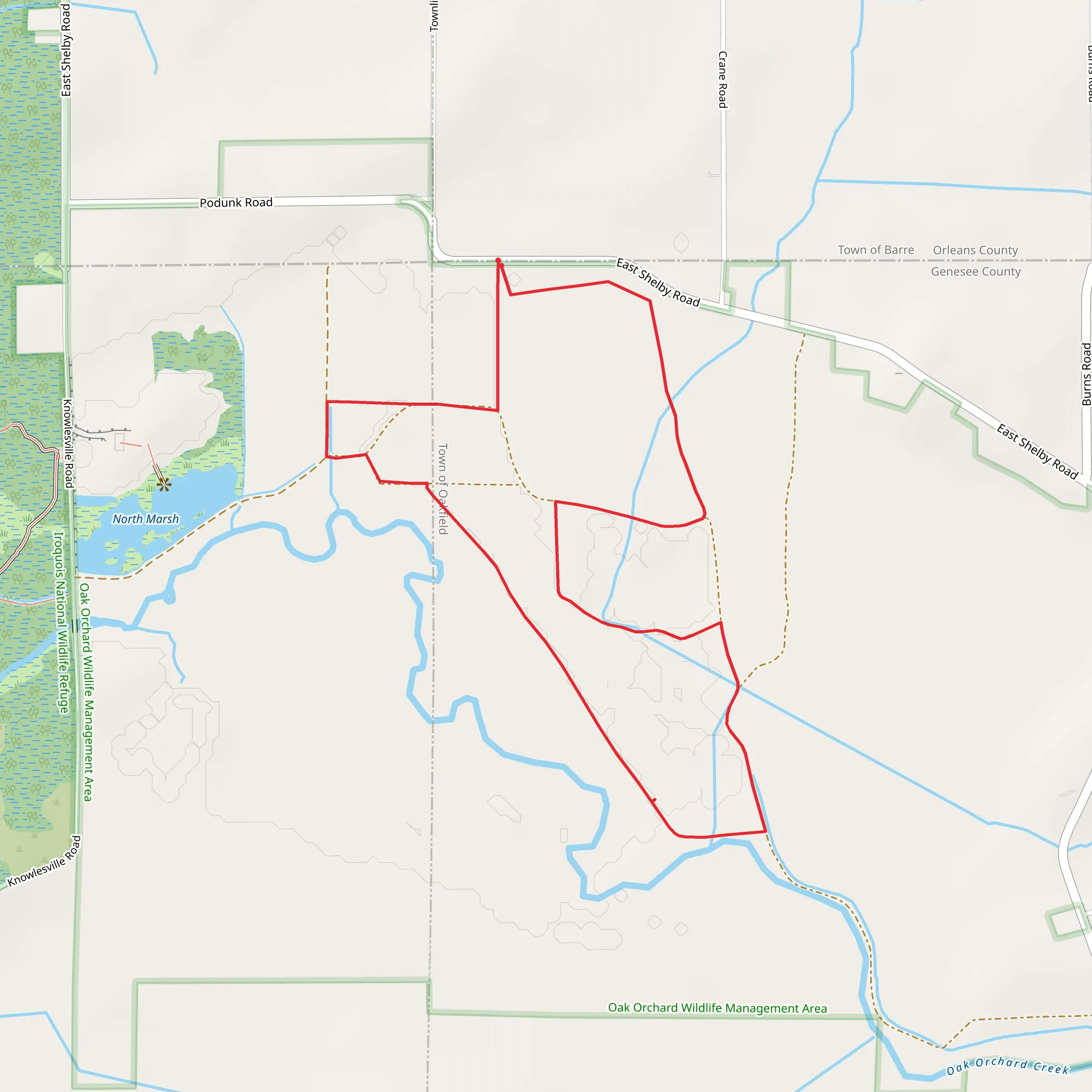 East Shelby Road Loop mobile static map