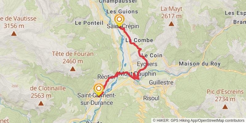 Via Domitia stage 4 Map