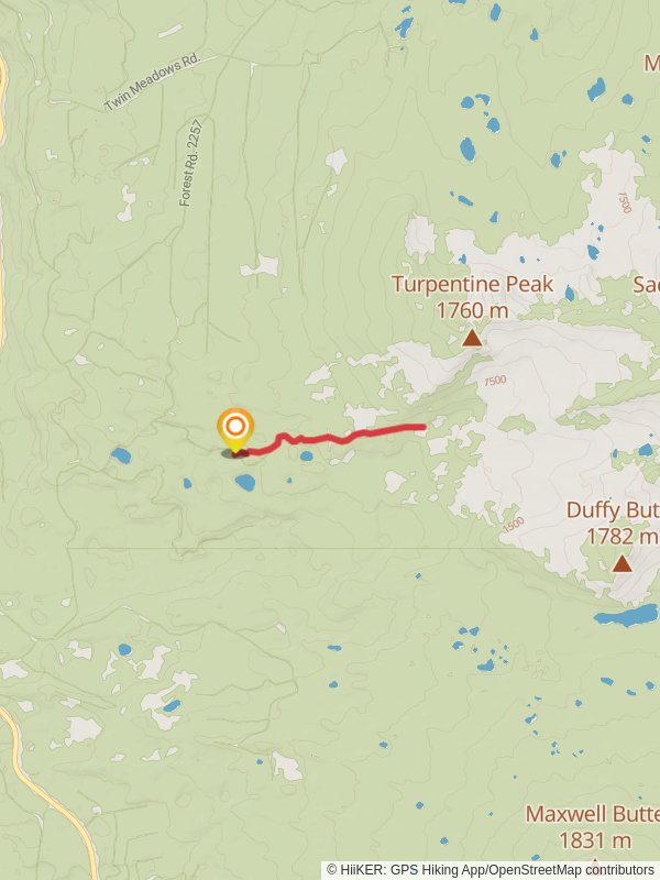 Turpentine Trail mobile static map