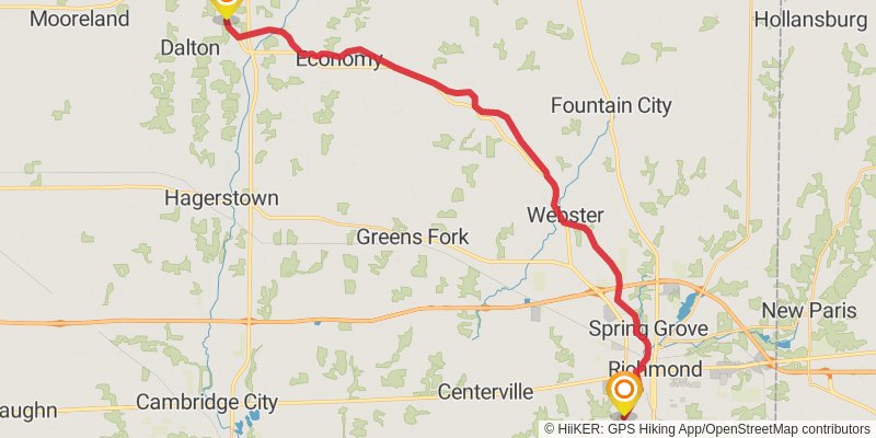 American Discovery Trail - North stage 4 Map