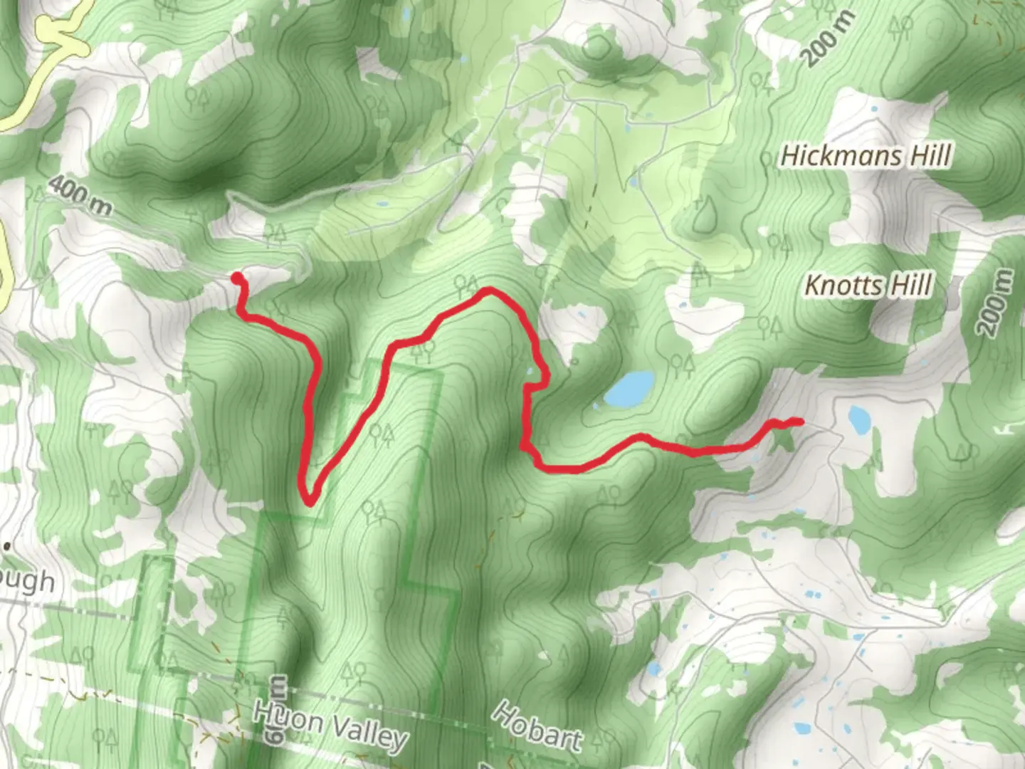 An image depicting the trail Kaoota Tramway Track and its surrounding area.