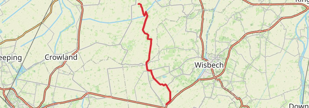 Greenwich Meridian Trail stage 13 Map