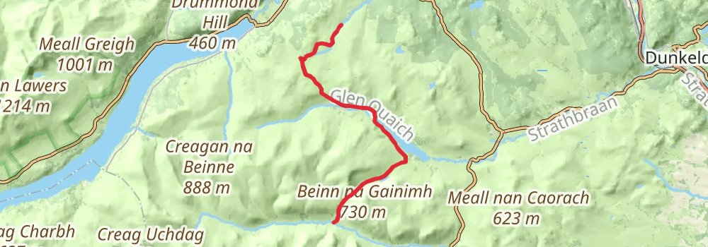 Scottish National Trail stage 18 Map