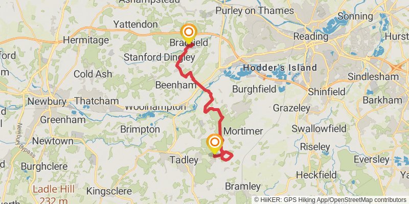 Roman Way stage 10 Map