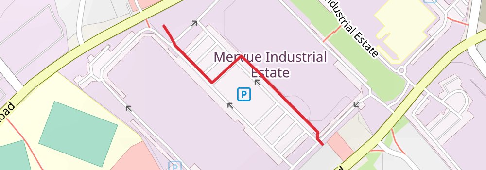 Mervue Business Park 3-Day Test Tour alt 1 Map