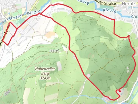 Hohenzell Rundweg and Schluechtern Wanderweg SLUE2