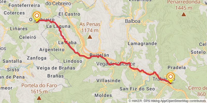 Camino Catalan stage 43 Map