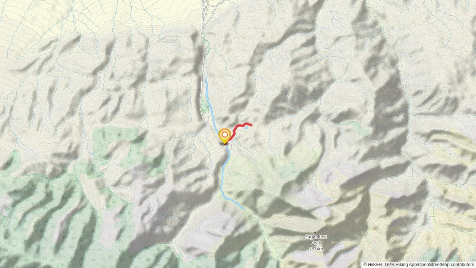 An image depicting the trail Reflection Pond Trail and its surrounding area.