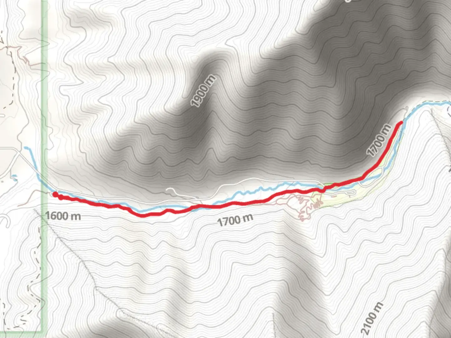 An image depicting the trail Left Fork Maple Canyon Trail Out and Back and its surrounding area.