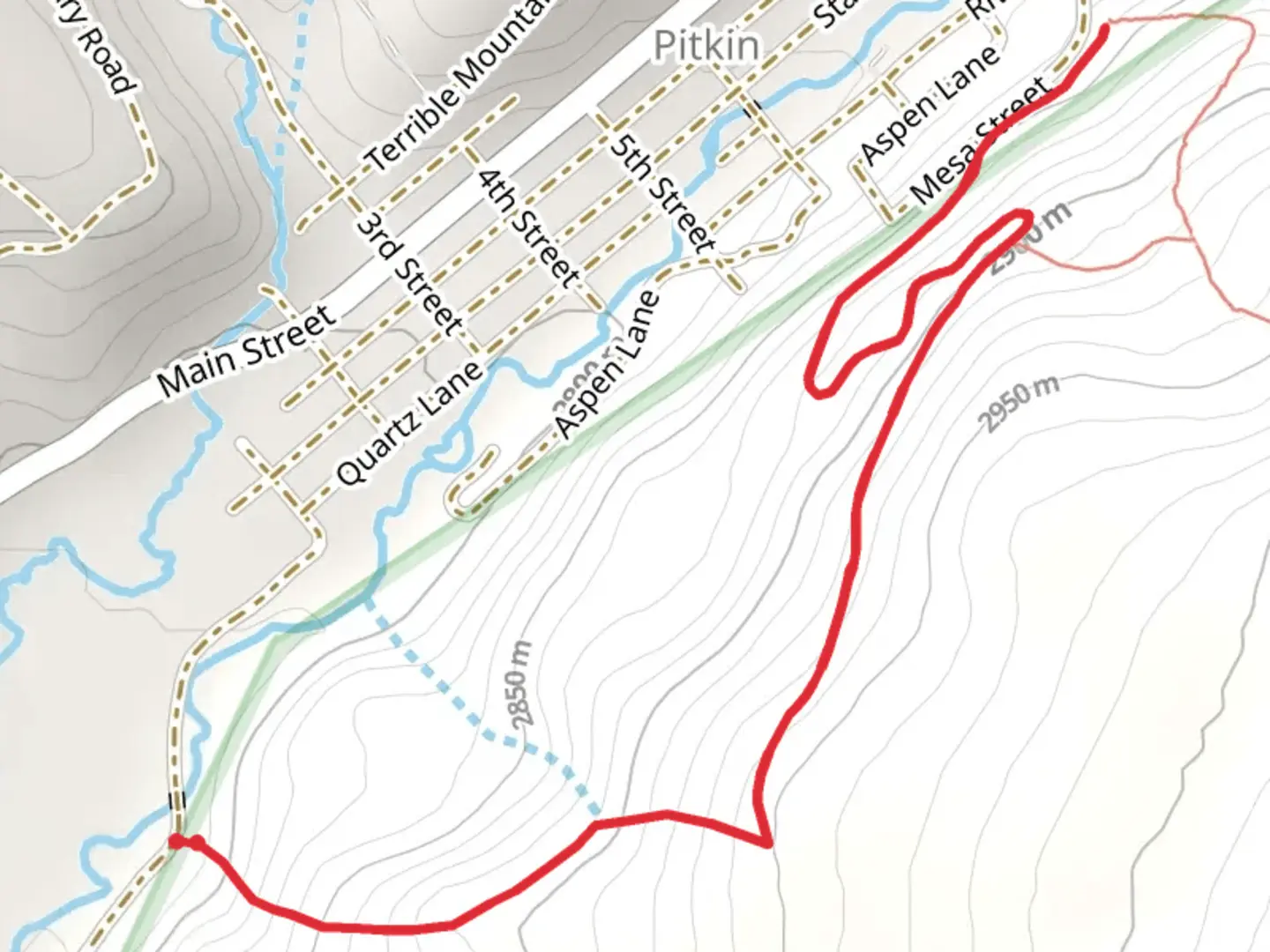 An image depicting the trail Powderhouse Trail and its surrounding area.