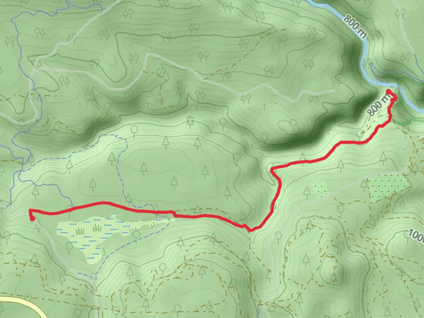 An image depicting the trail Camas Trail and its surrounding area.