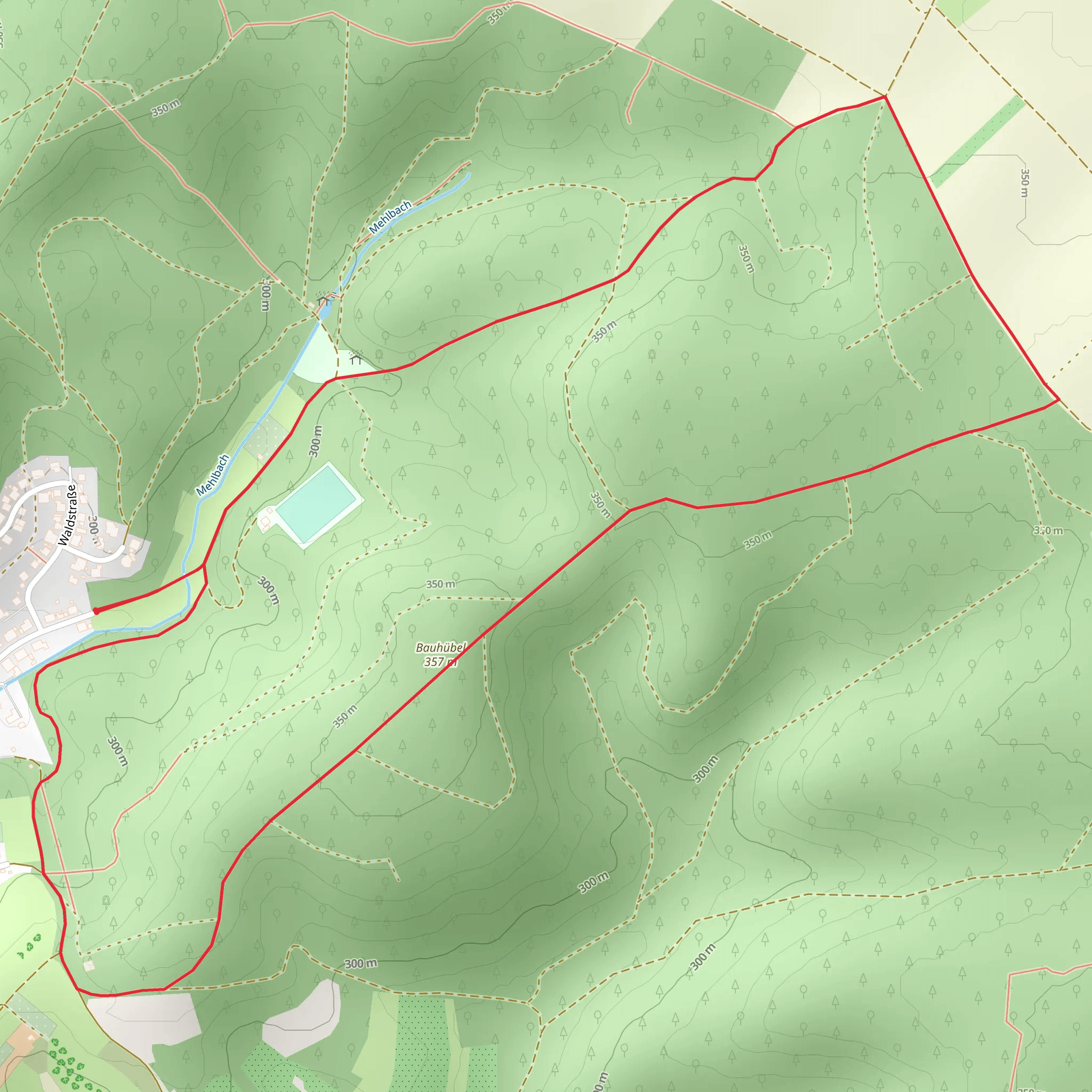 Bauhuebel and Verbandsgemeinde Otterbach Loop mobile static map