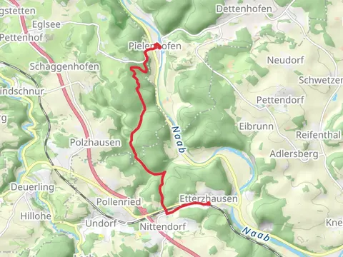 Etterzhausen to Pielenhofen via Jurasteig Hauptroute