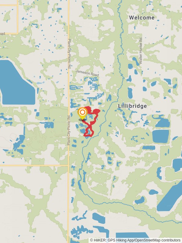 Hidden Rivers Loop mobile static map