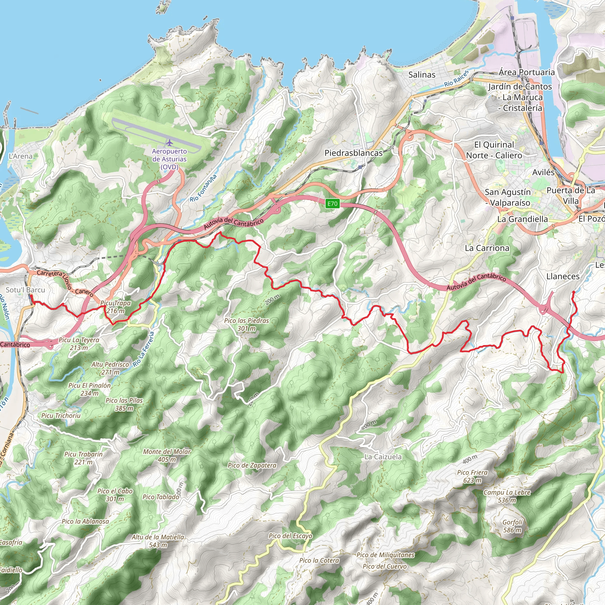 Ruta del Agua mobile static map
