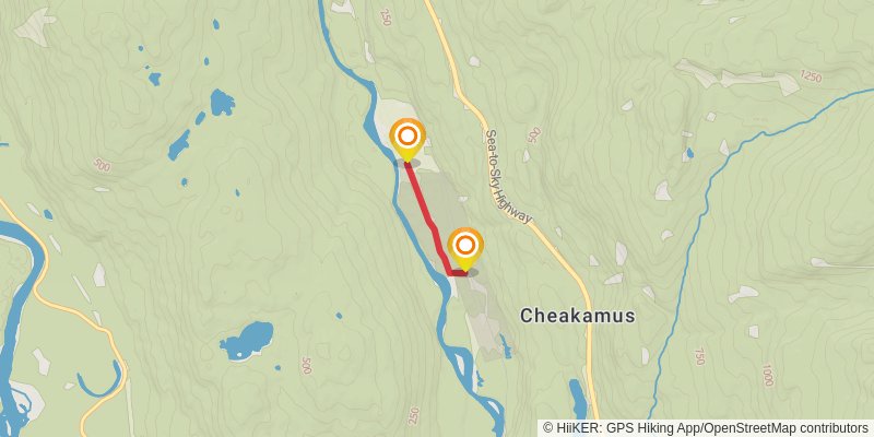 Sea To Sky Trail alt 1 Map