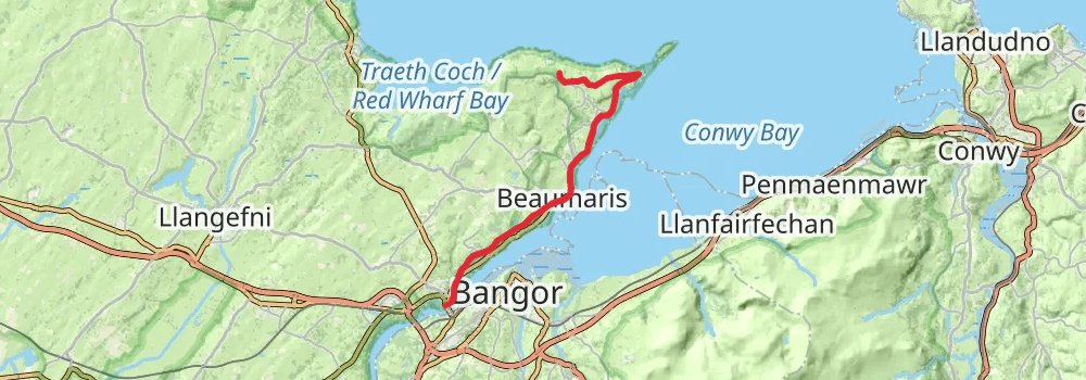 Wales Coast Path stage 7 Map