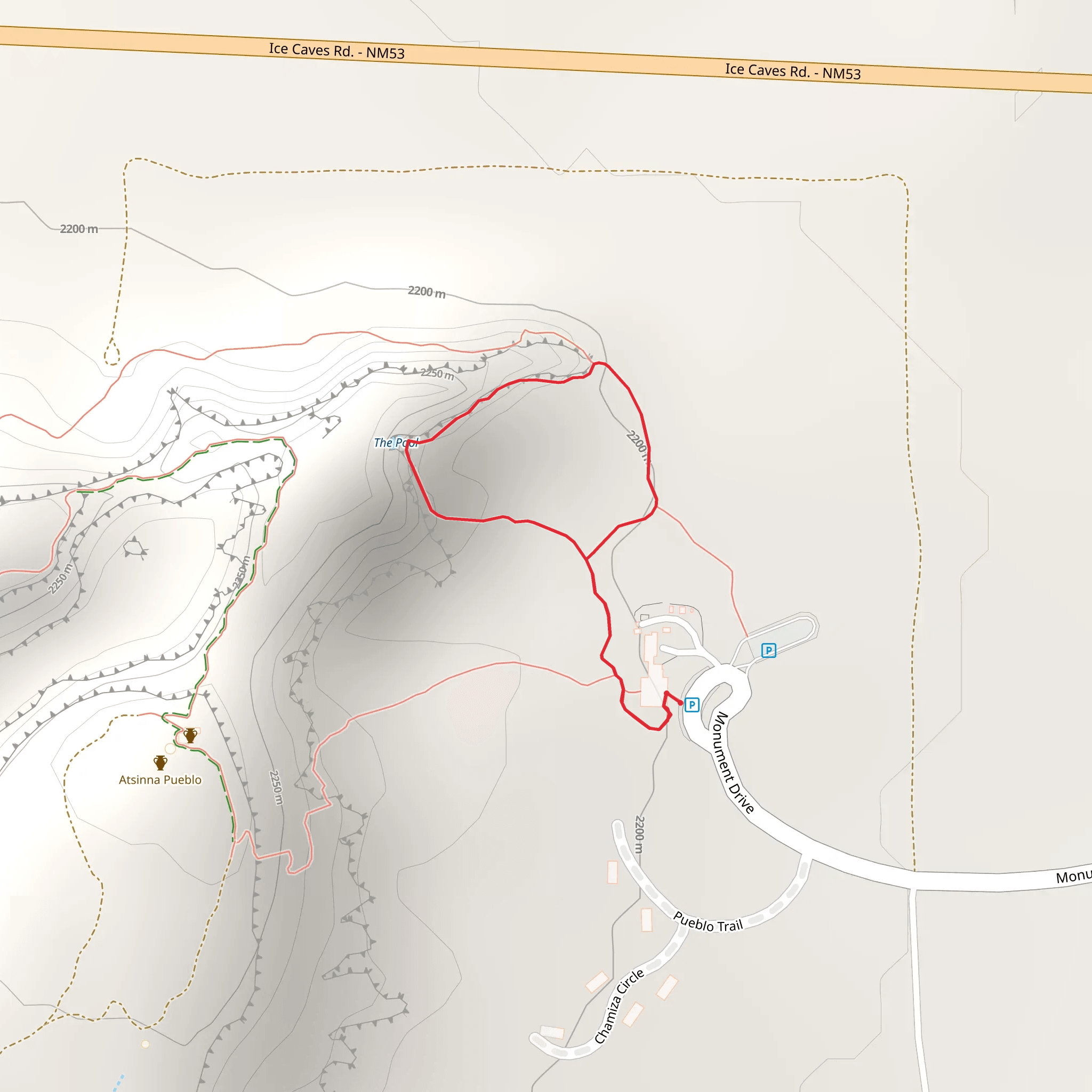 The Pool Circle mobile static map