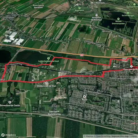Vogelplas Starrevaart viaRomeinse Limespad