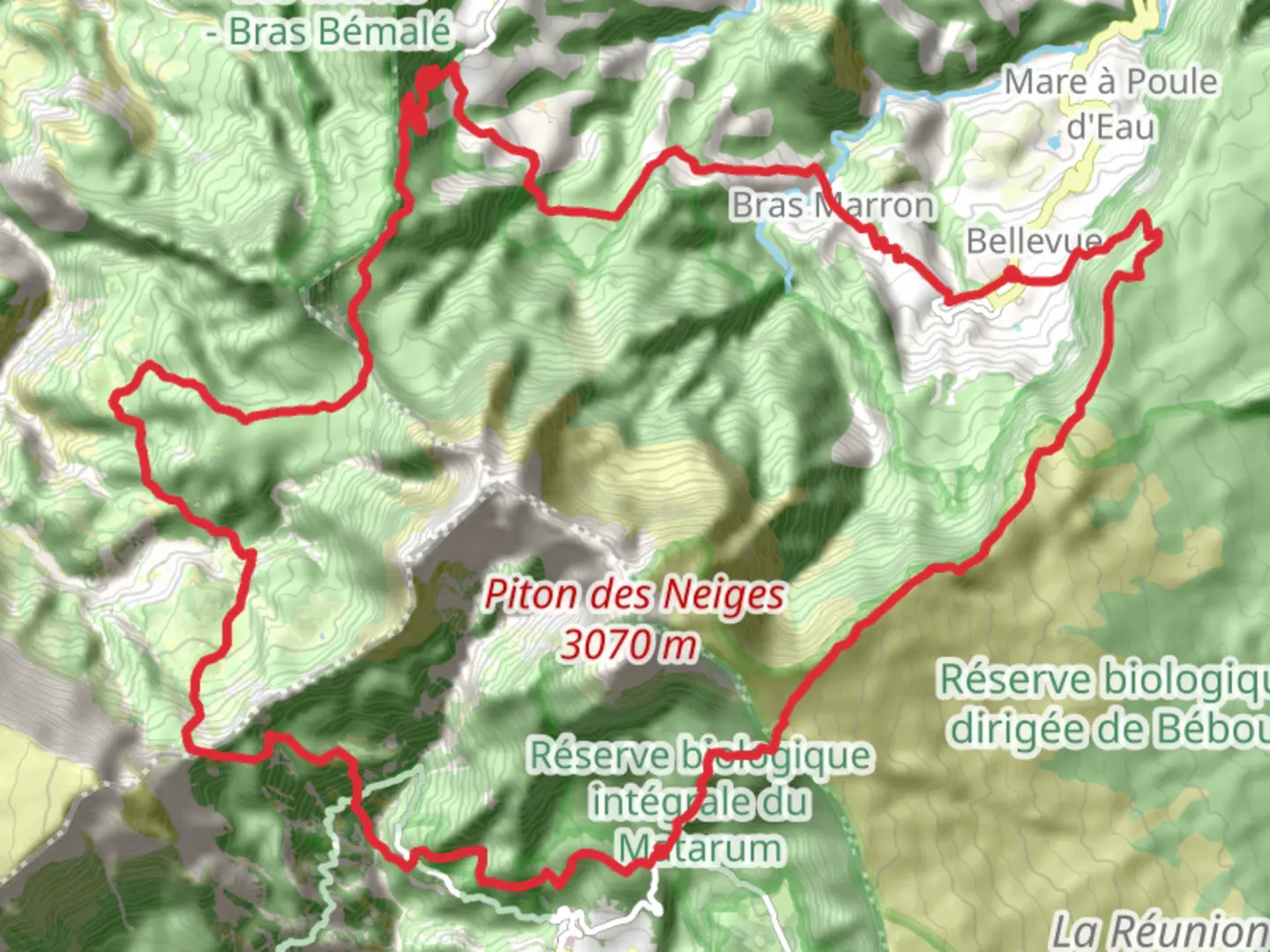 An image depicting the trail GR R1 and its surrounding area.