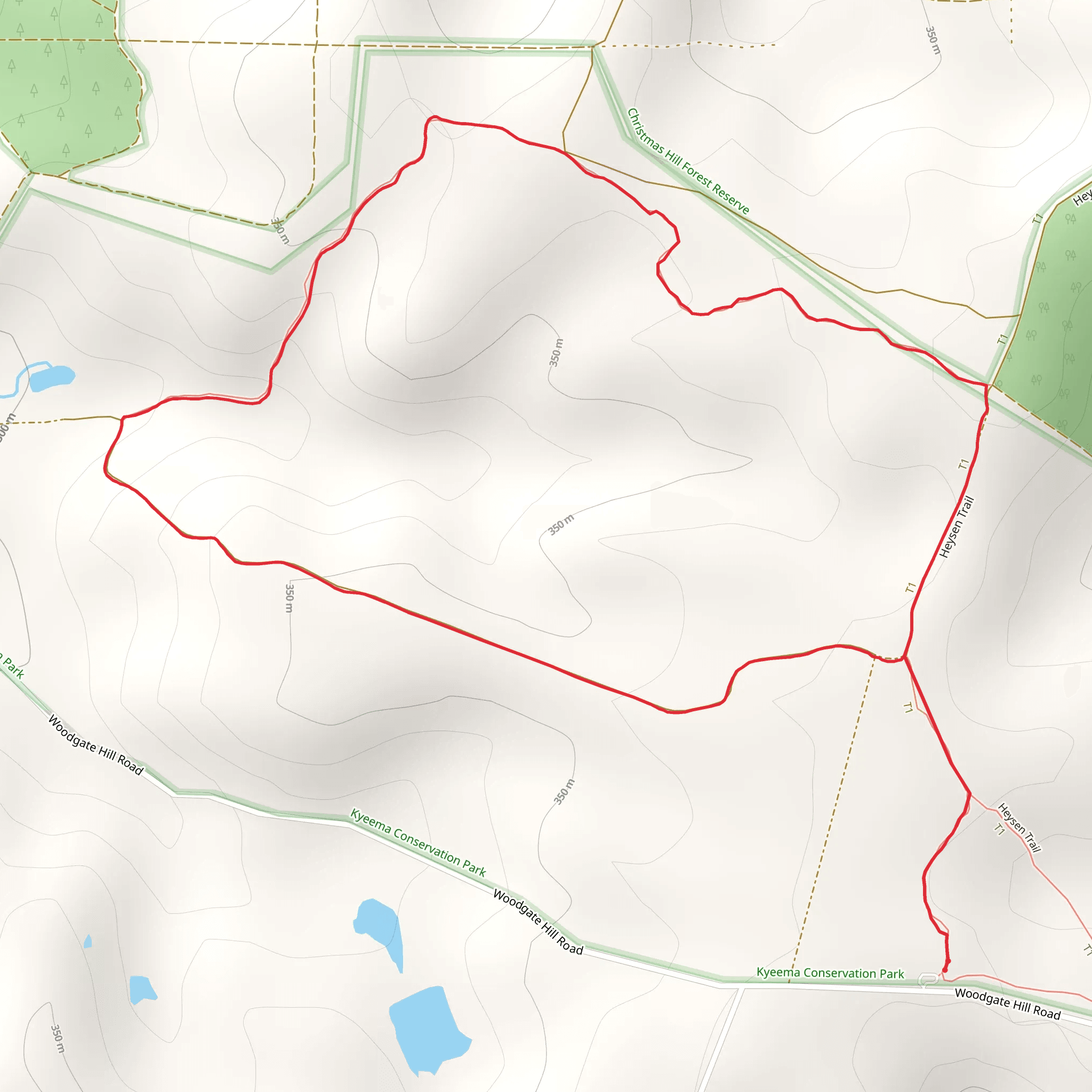 Myrtaceae Hike mobile static map