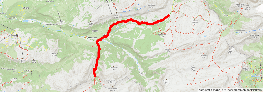 ViaSuworow stage 6 Map