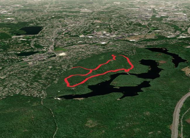 Reservoir Loop Trail from South Border Road