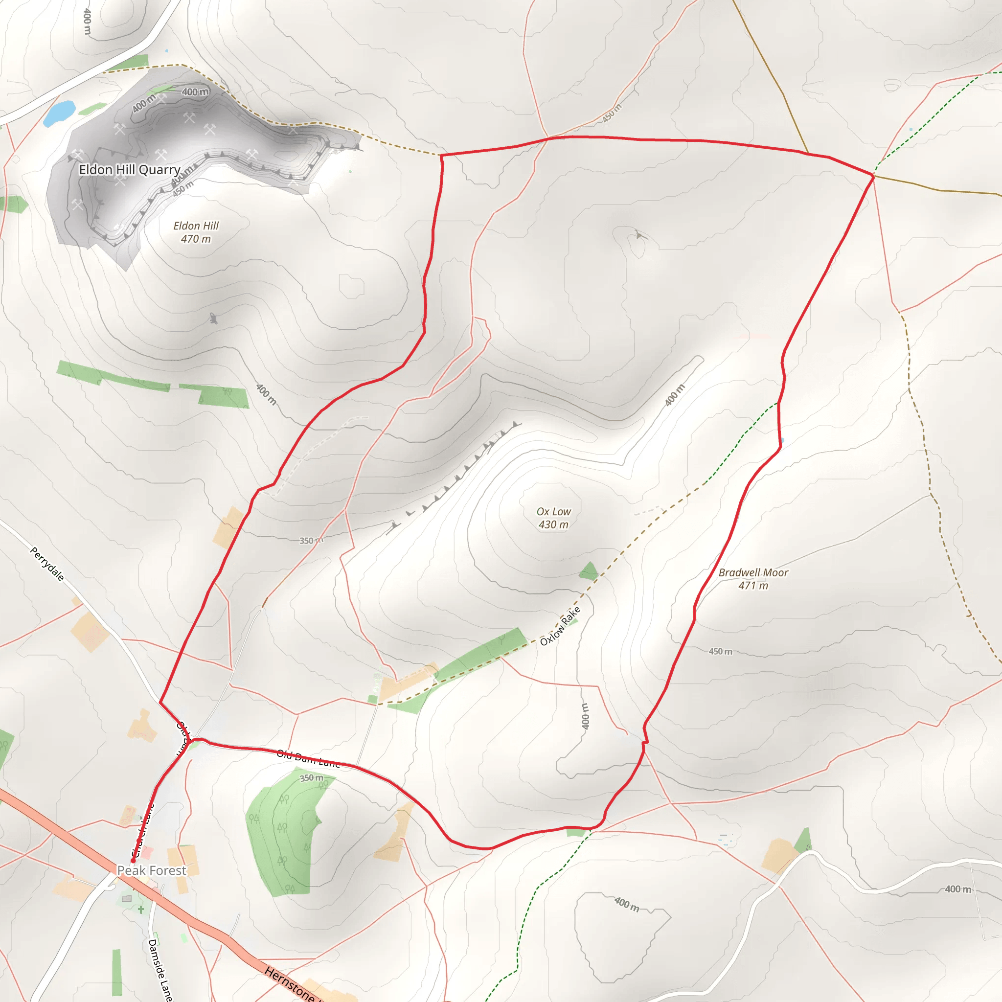 Ox Low Loop mobile static map