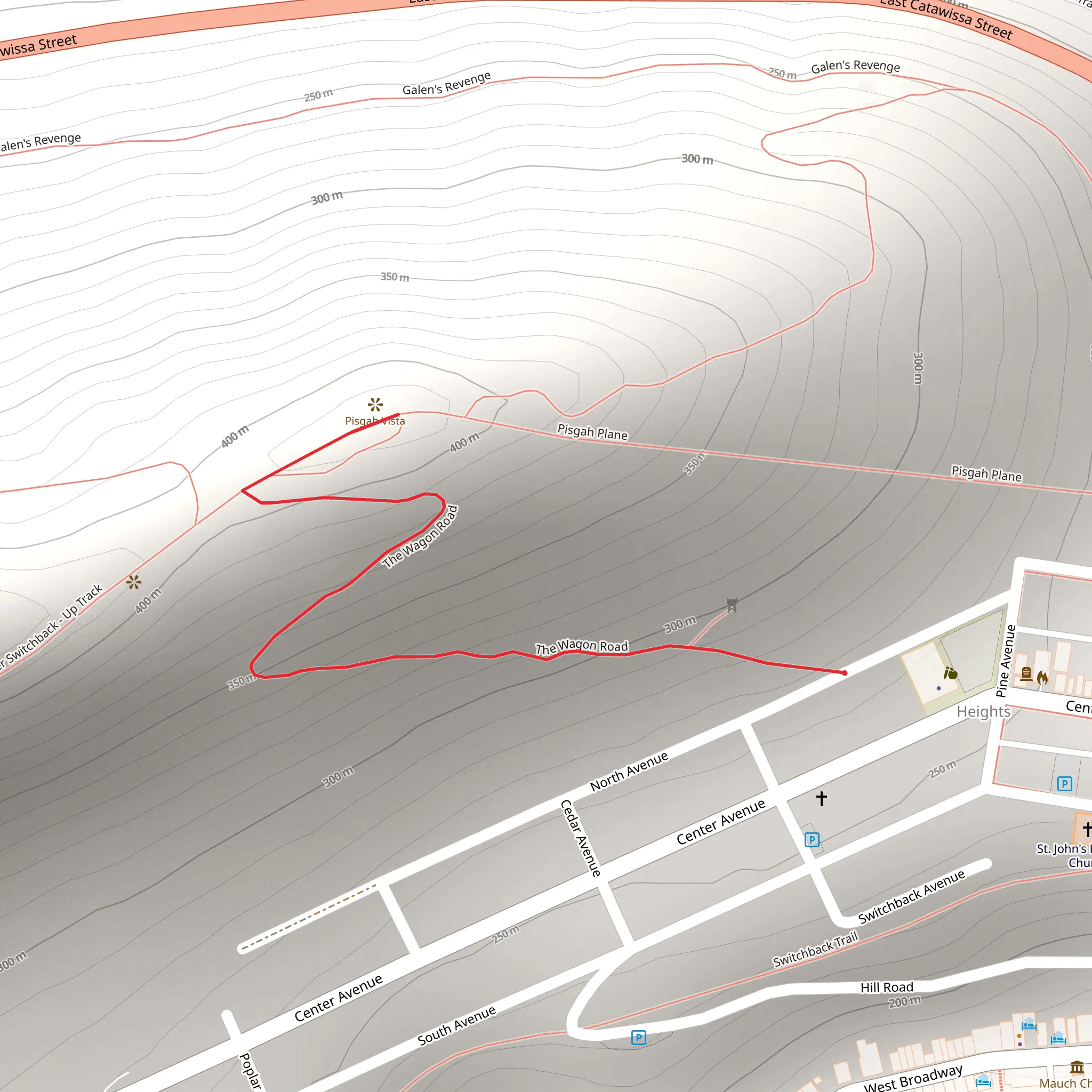The Wagon Road mobile static map