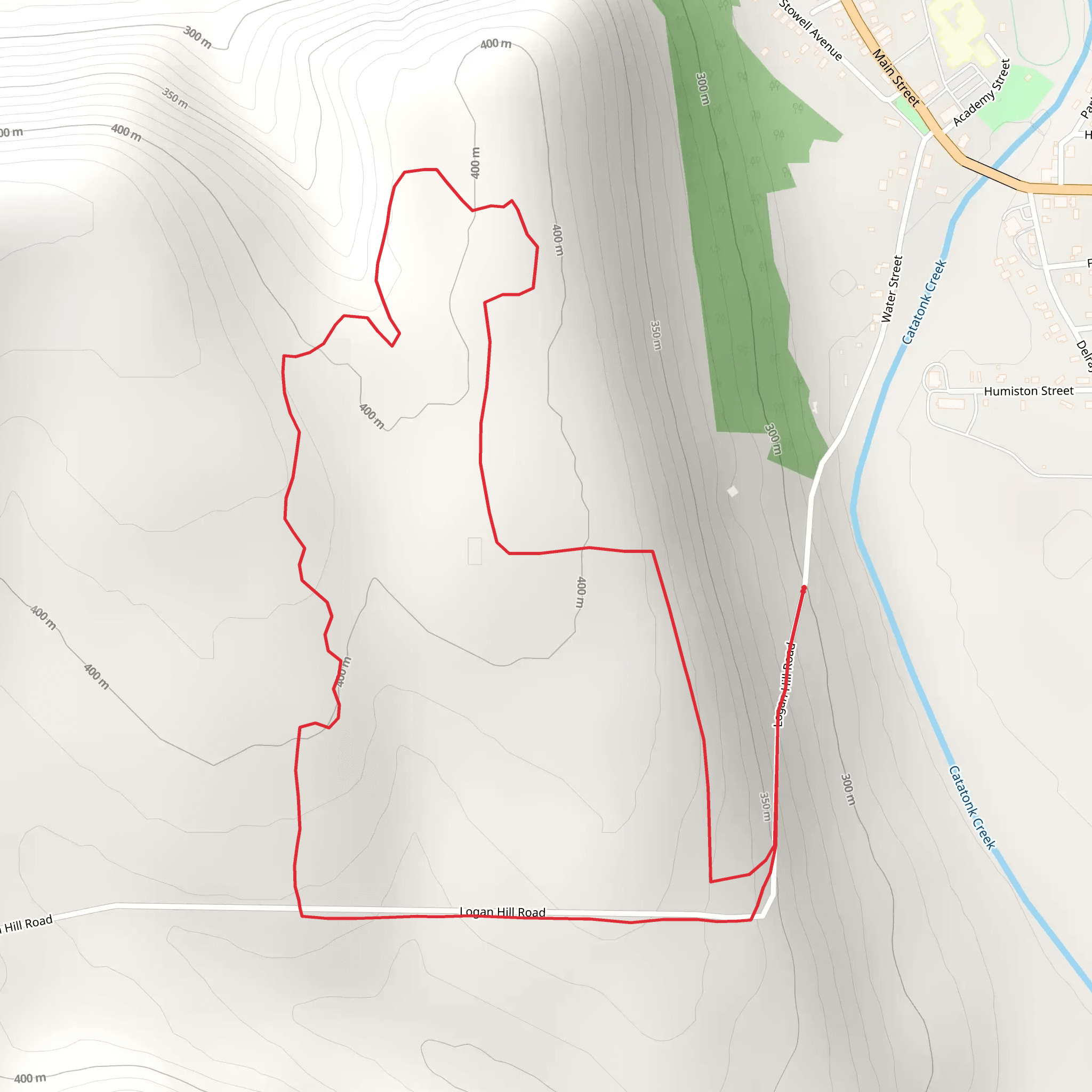 Logan Hill Road Loop mobile static map