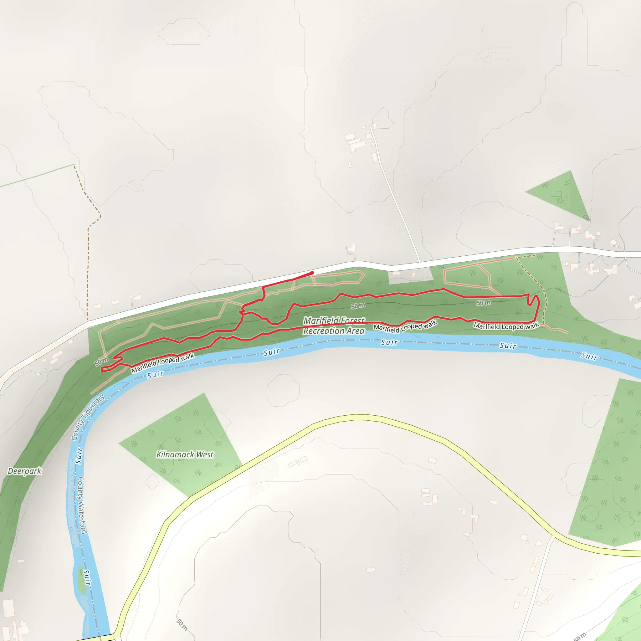 Marlfield Woods - Glenbawn mobile static map