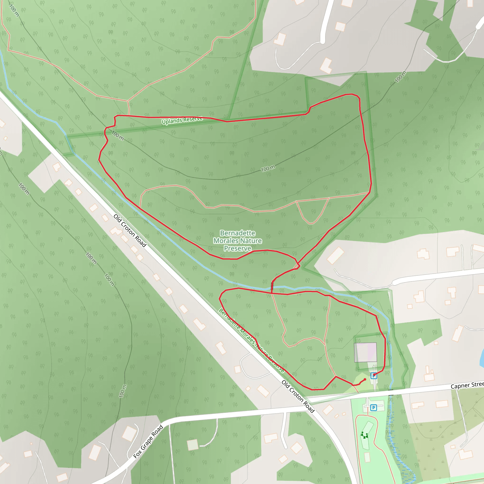 Old Croton Road Loop - East mobile static map
