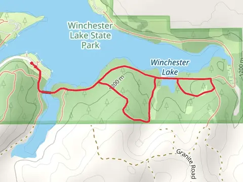 Whitetail trail and Lakeshore Trail