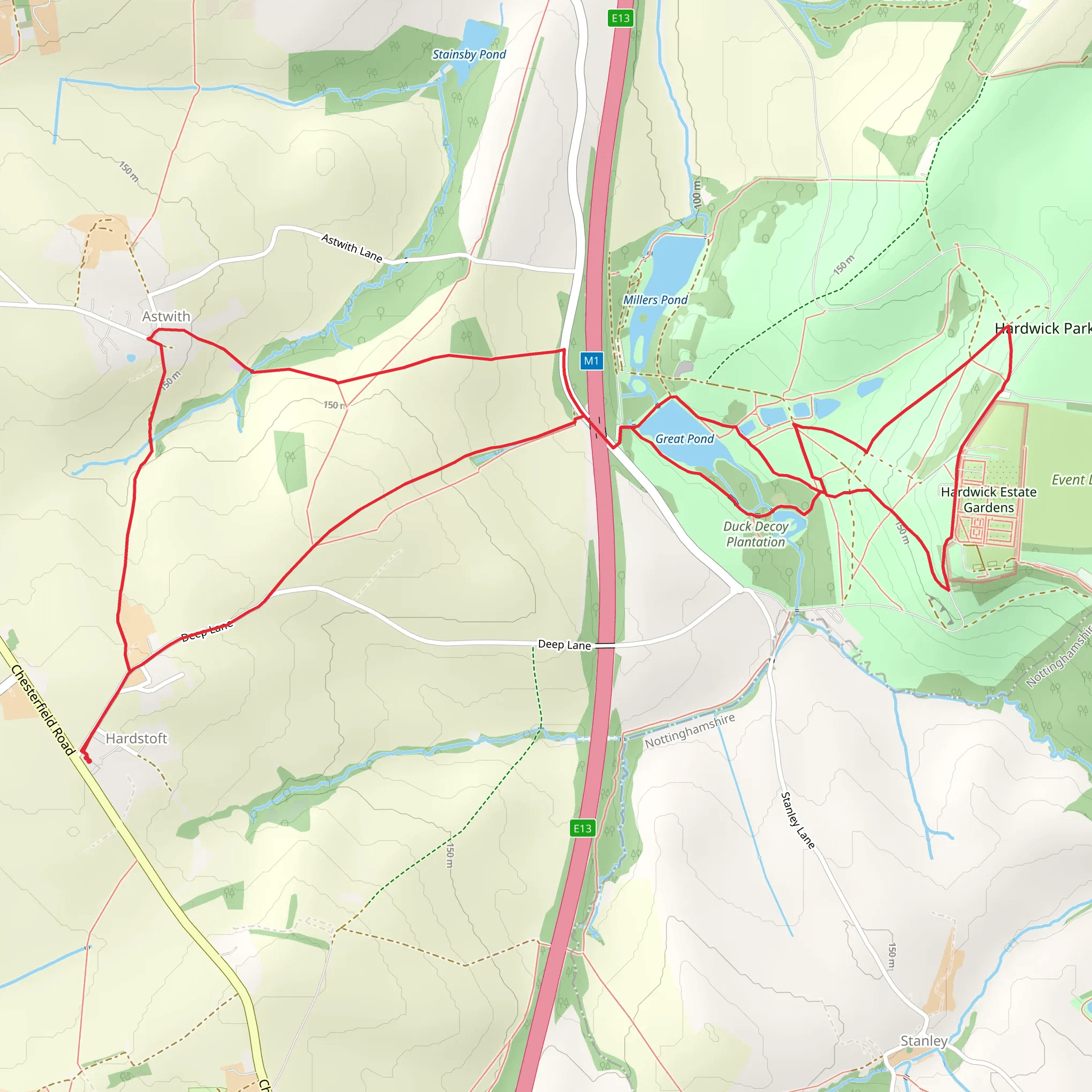 Great Pond and Duck Decoy Plantation mobile static map