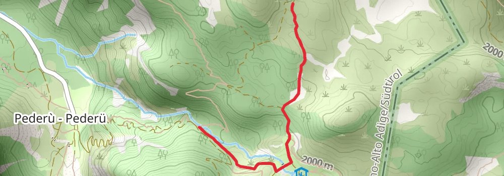 Alta Via 1 alt 2 Map