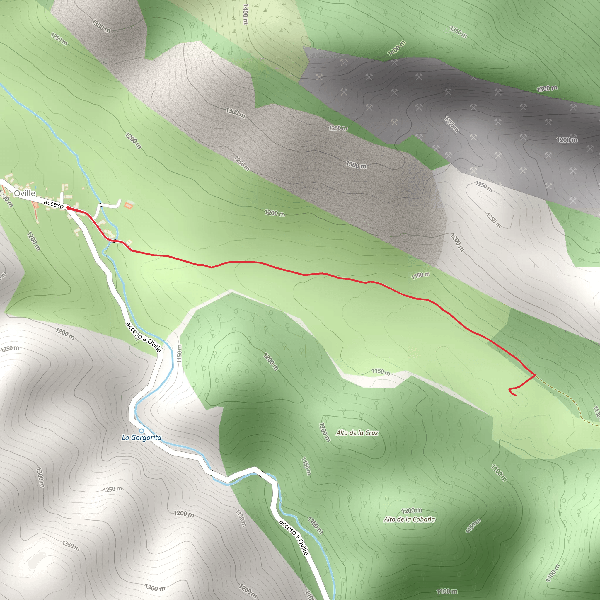 Route of the Hermitage of San Pelayo SL LE 4 mobile static map