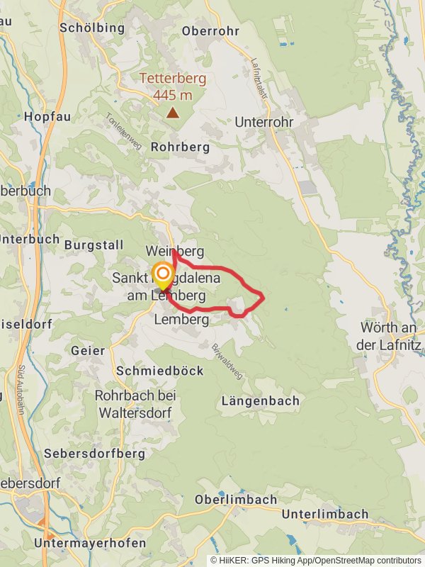 M3 Gassl-Rundwanderweg mobile static map