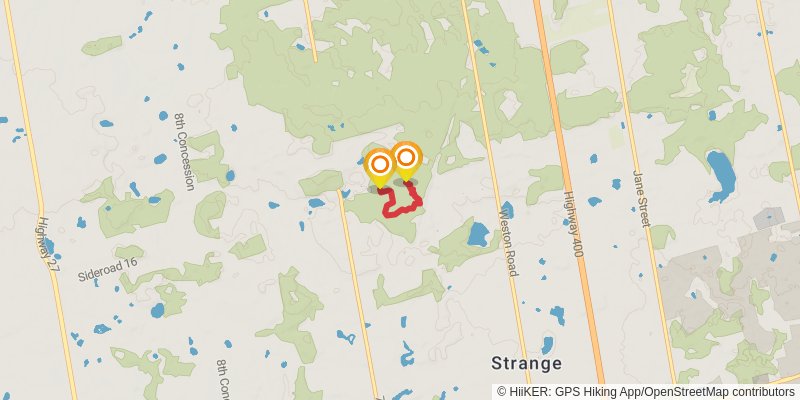 Oak Ridges Trail alt 4 Map