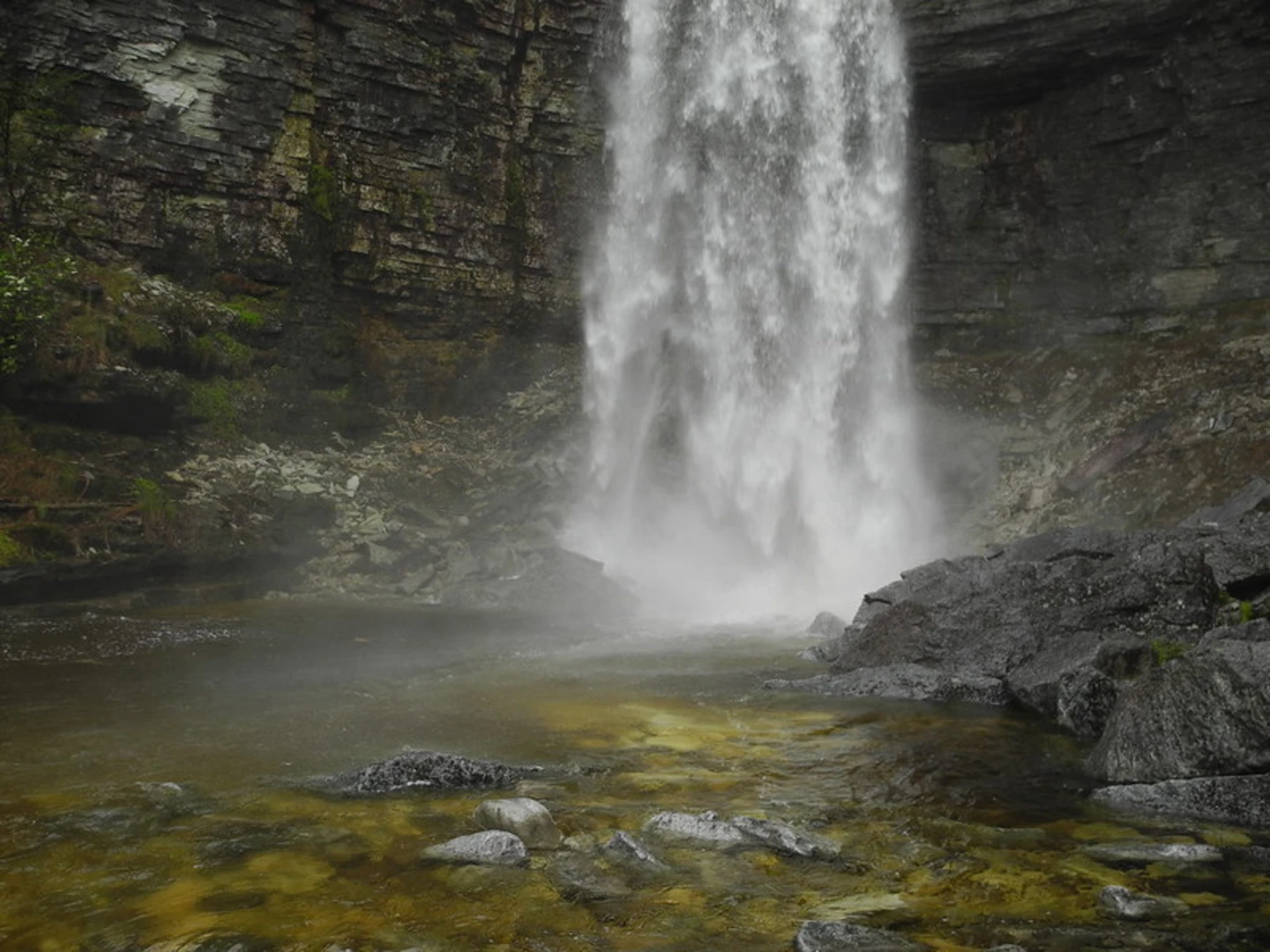 An image depicting the trail Stony Kill Falls and Lake Awosting Trail and its surrounding area.