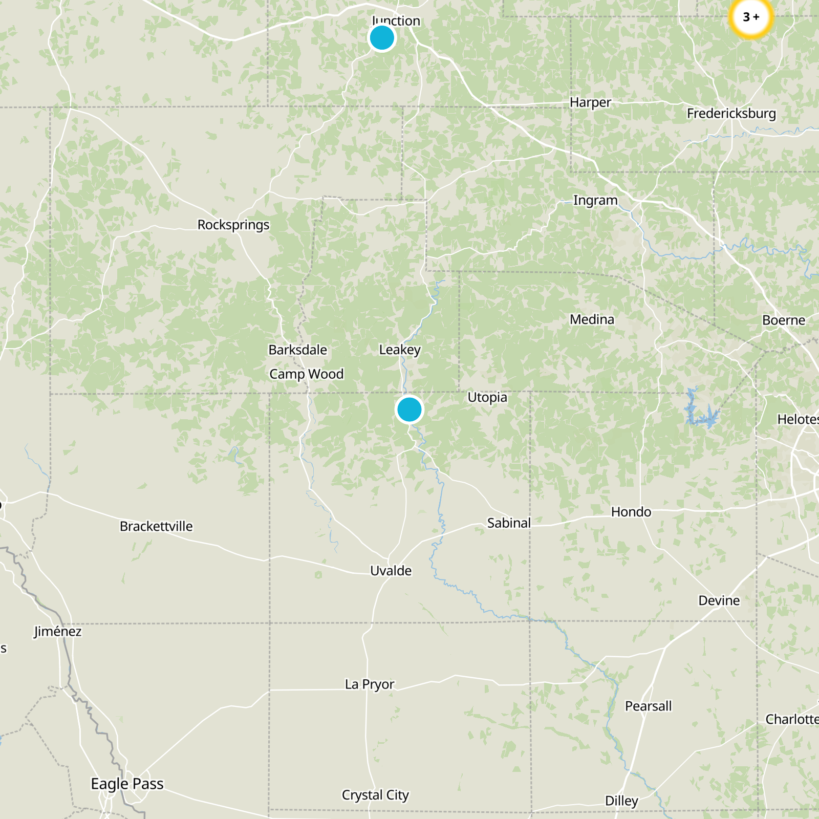 Uvalde County Static Map