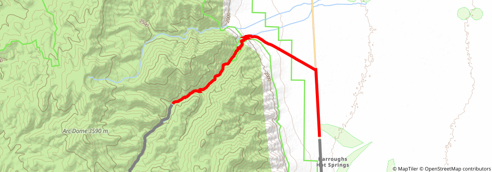 American Discovery Trail South Route stage 353 Map