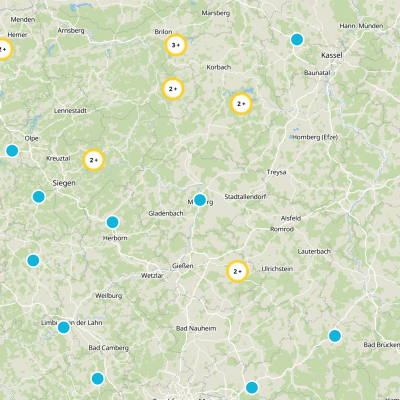 Marburg-Biedenkopf Static Map