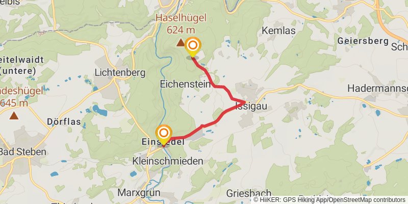 Frankenweg alt 1 Map