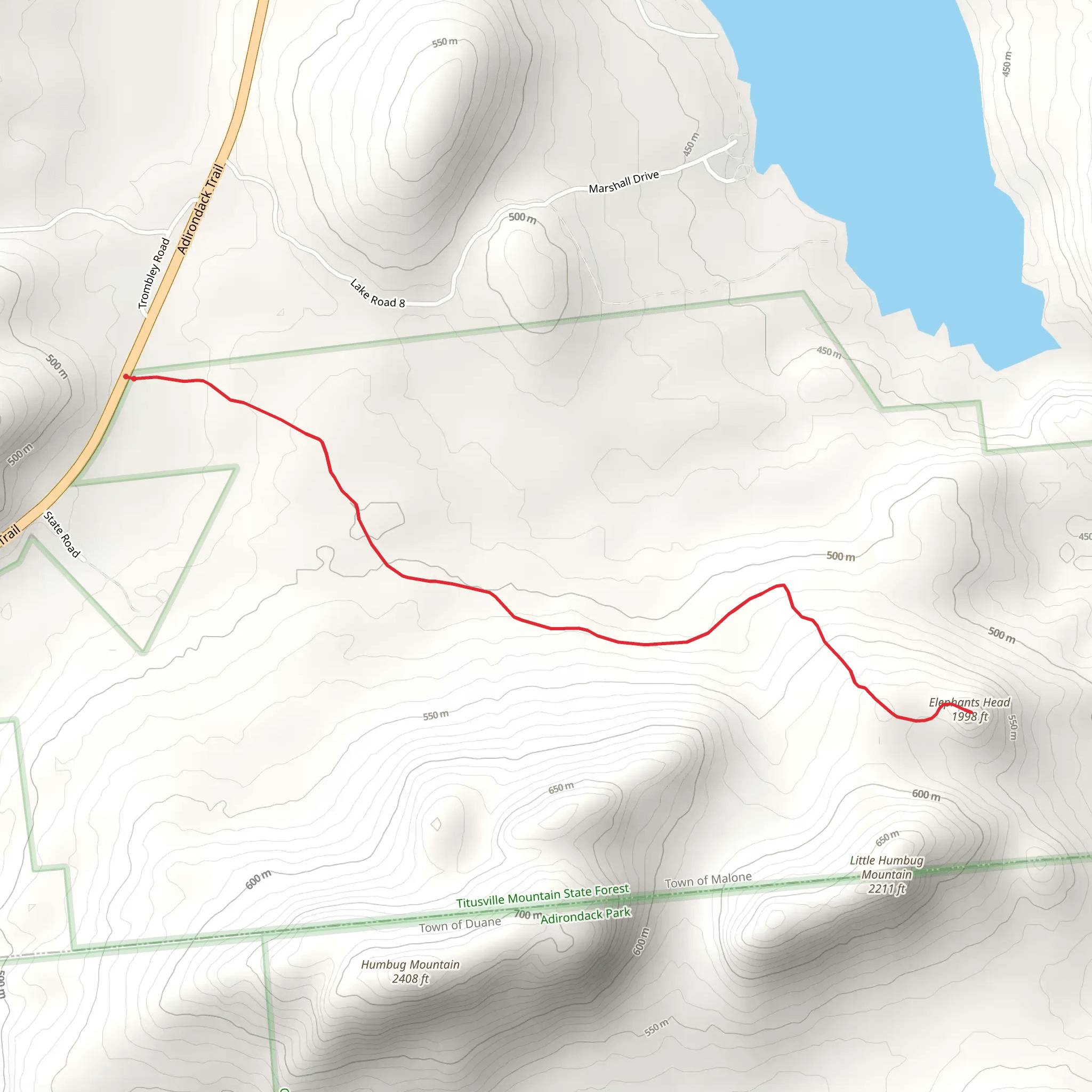 Elephants Head mobile static map